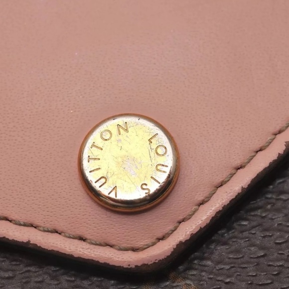 ❤️Louis Vuitton Monogram Portefeuille Zoe Brown and Pink Wallet RARE!!! - Picture 8 of 15